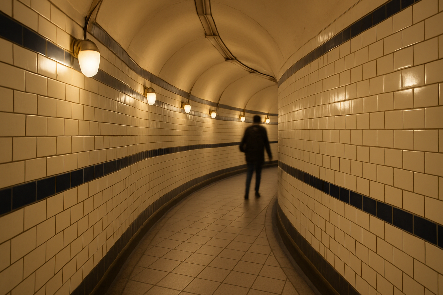 Tiled Underground corridor